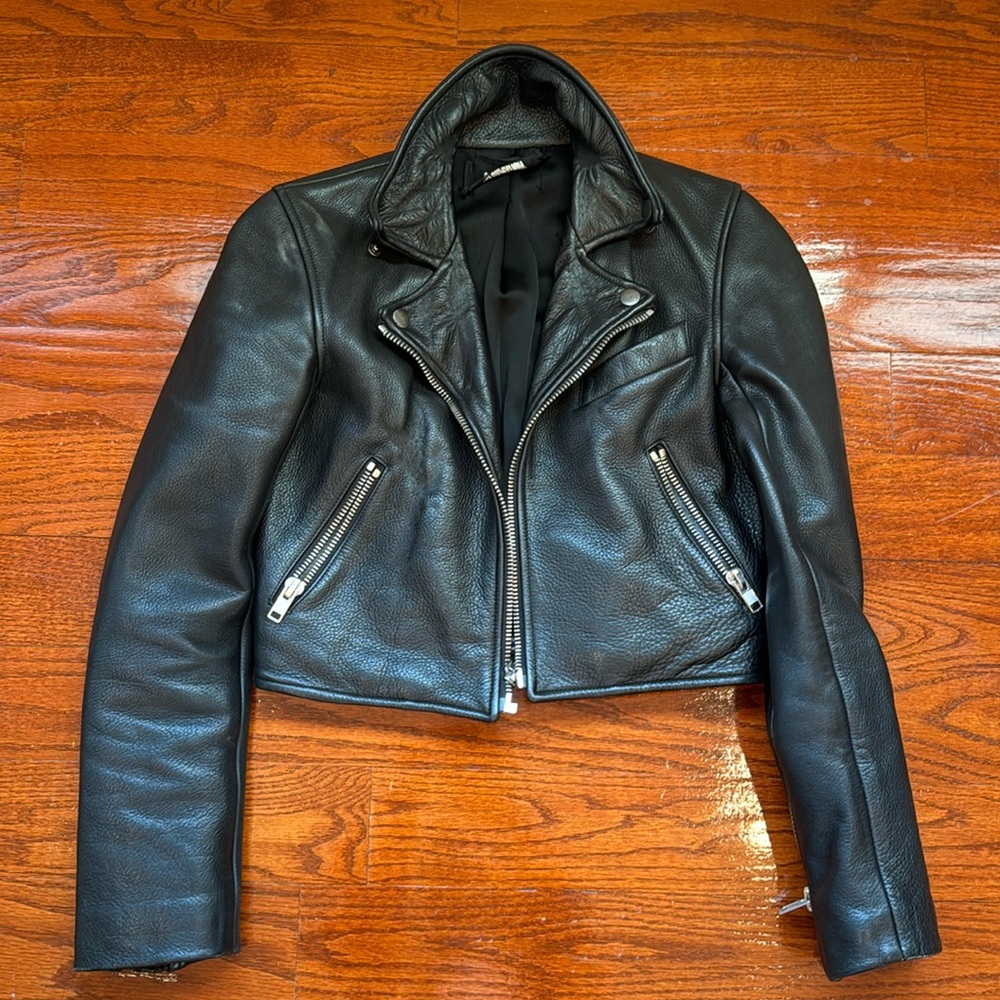 leather motorcycle jacket